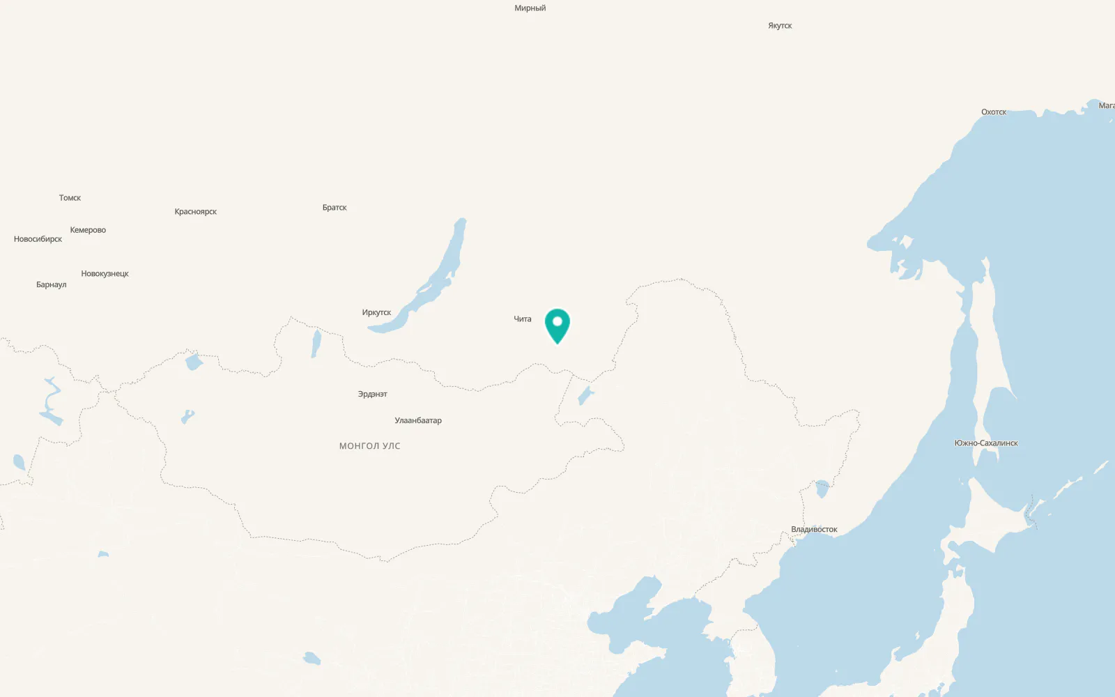 Map of Yasnogorsk