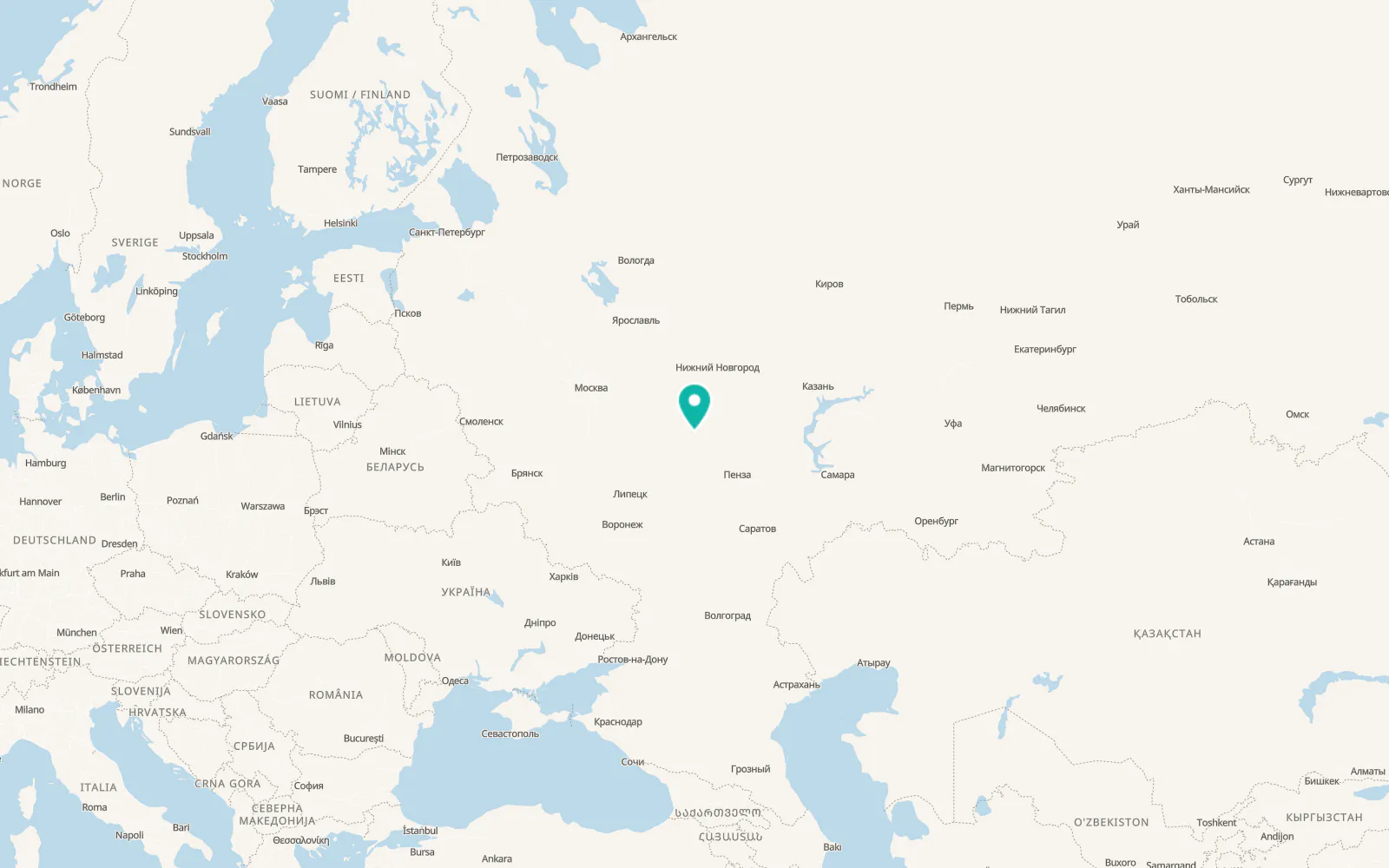 Map of Yavas