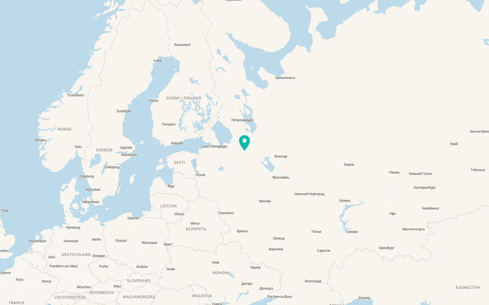 Map of Yefimovskiy