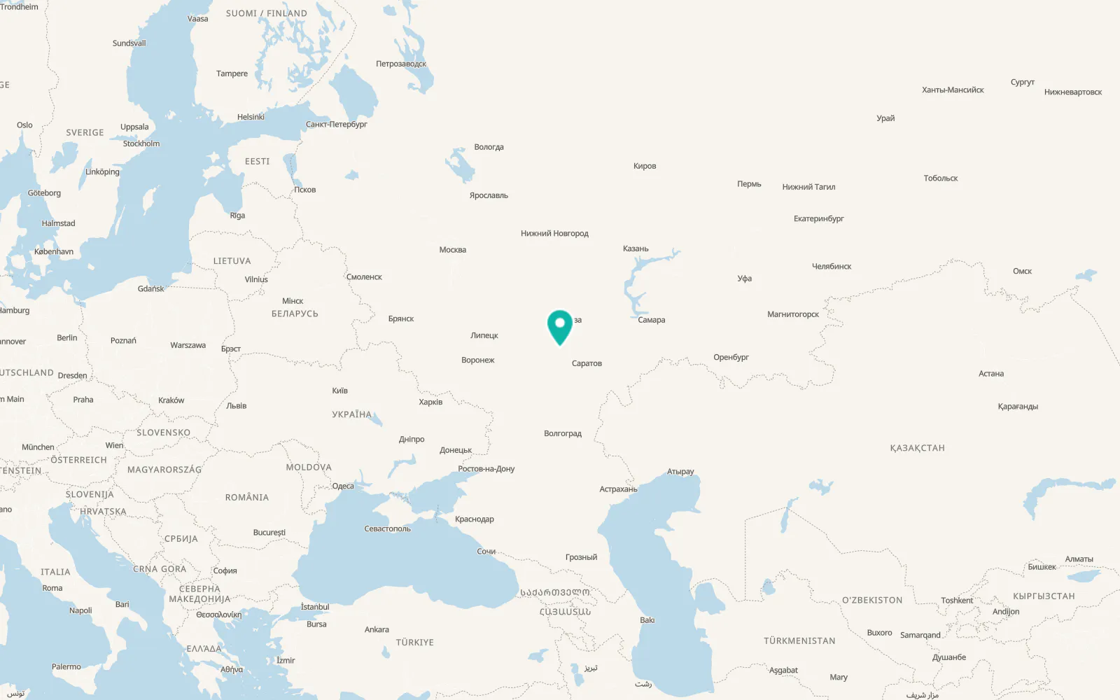 Map of Yekaterinovka