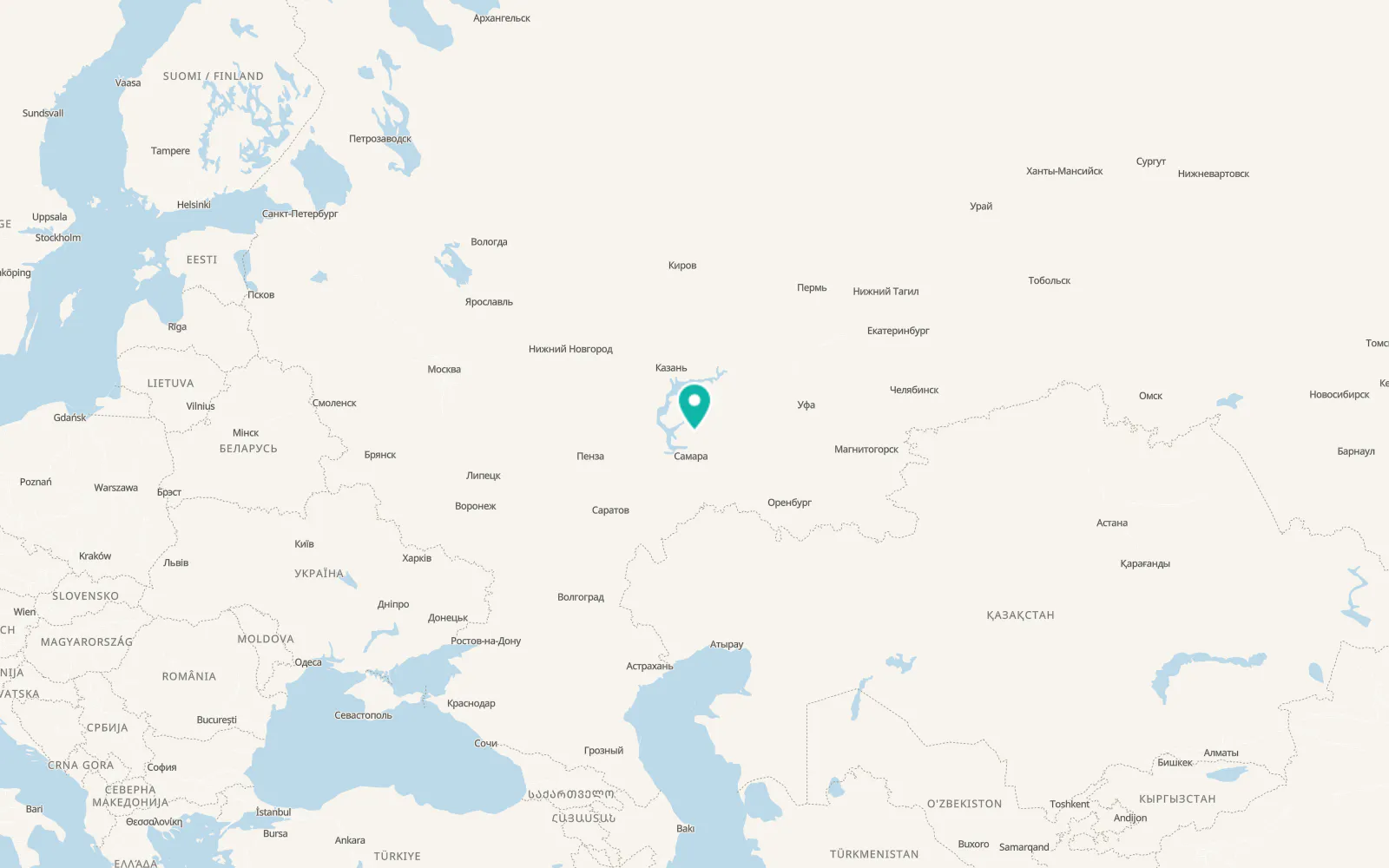 Map of Yelkhovka