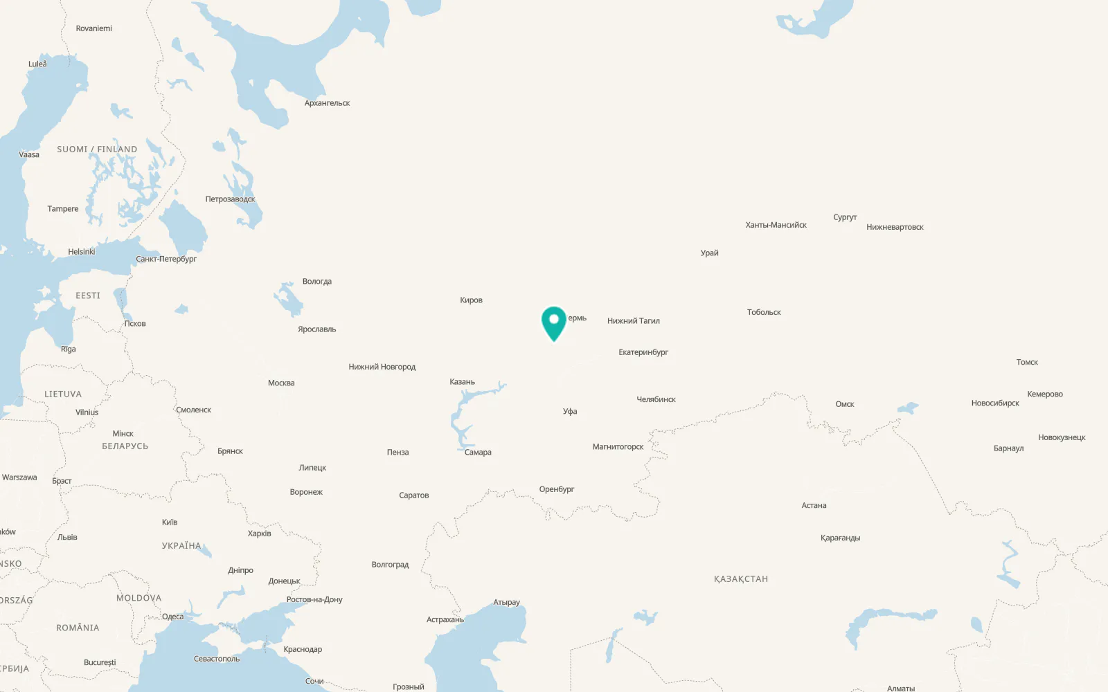 Map of Yelovo