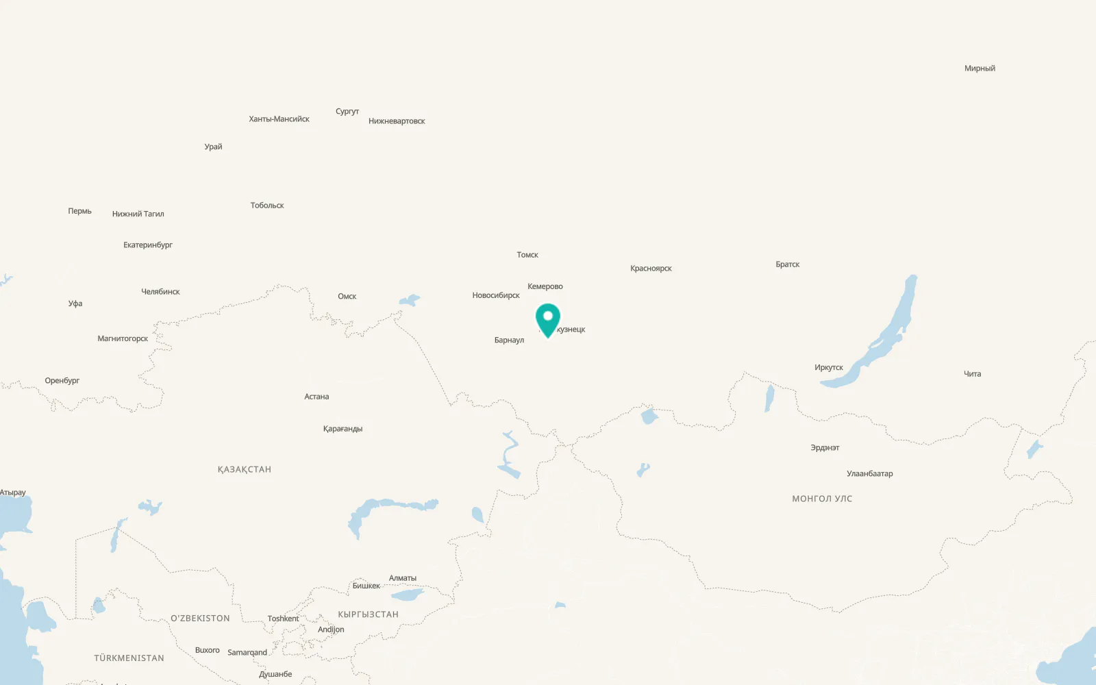 Map of Yel’tsovka