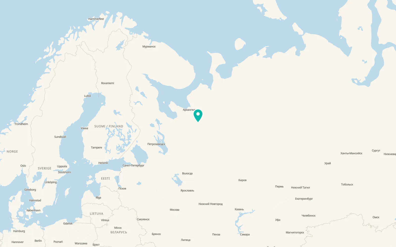 Map of Yemetsk