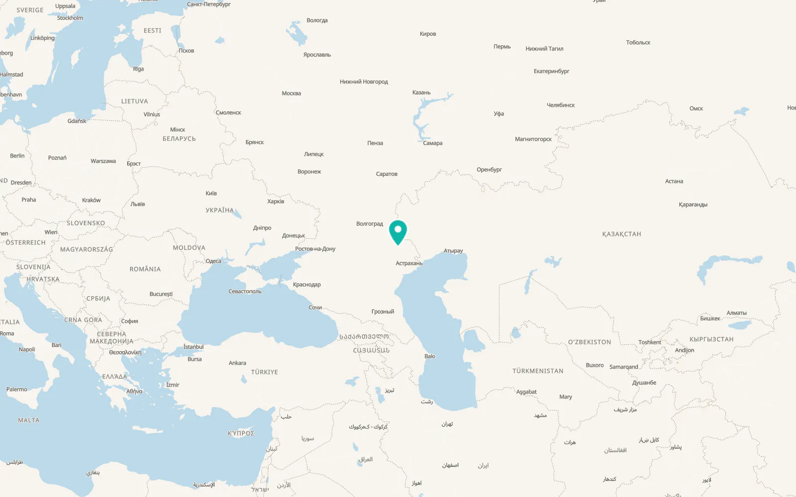 Map of Yenotayevka
