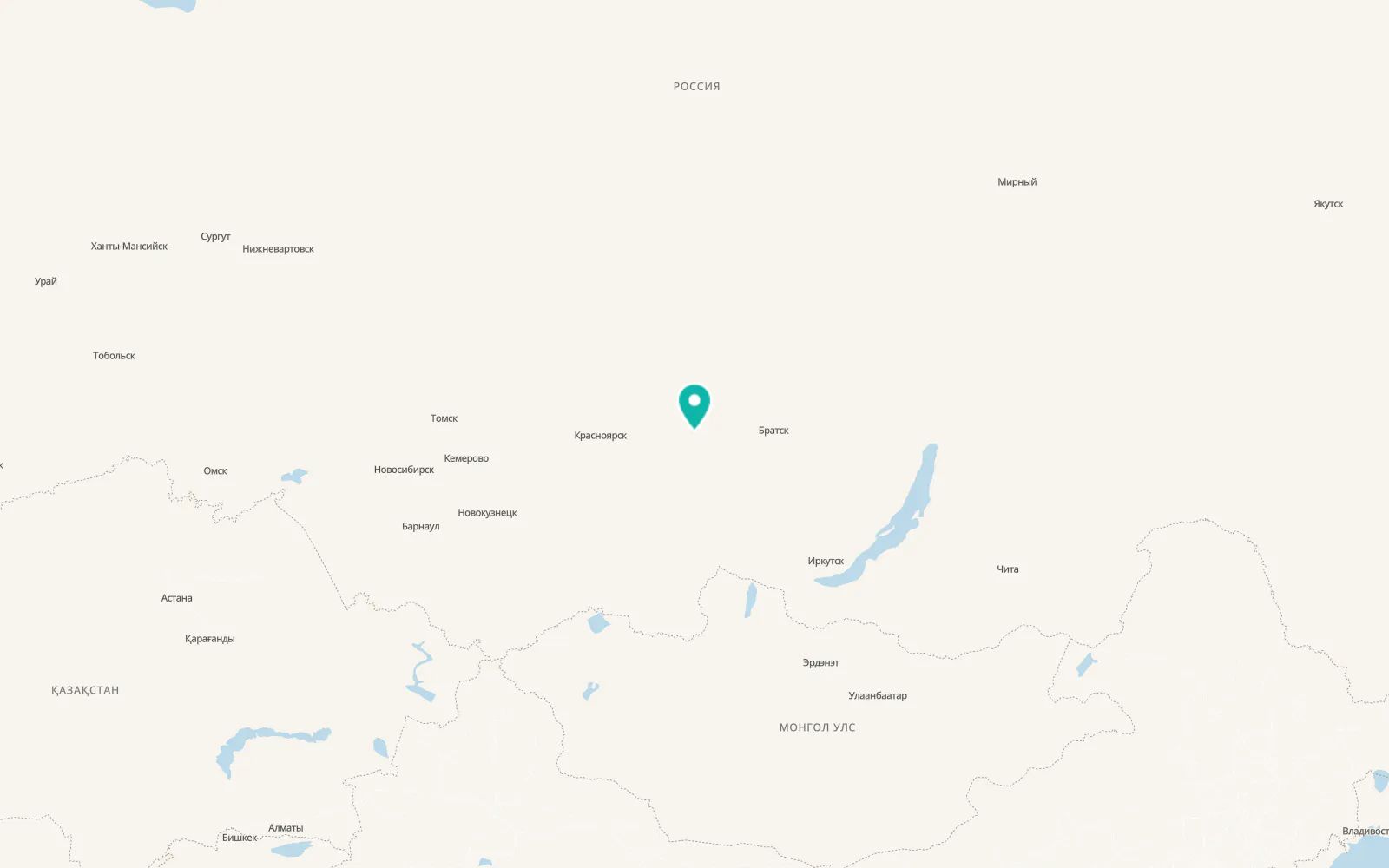 Map of Yurty