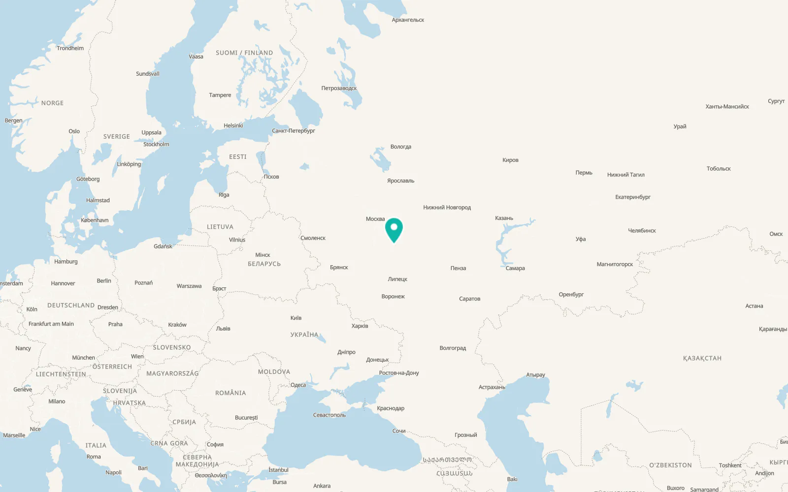 Map of Zakharovo