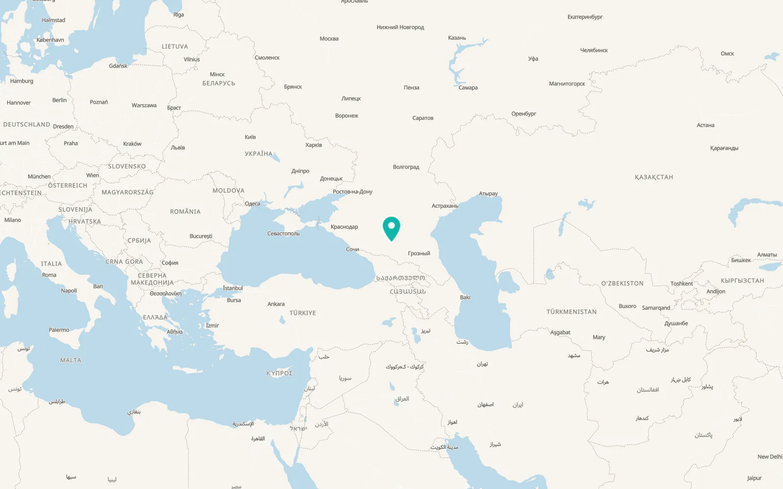 Map of Zalukokoazhe