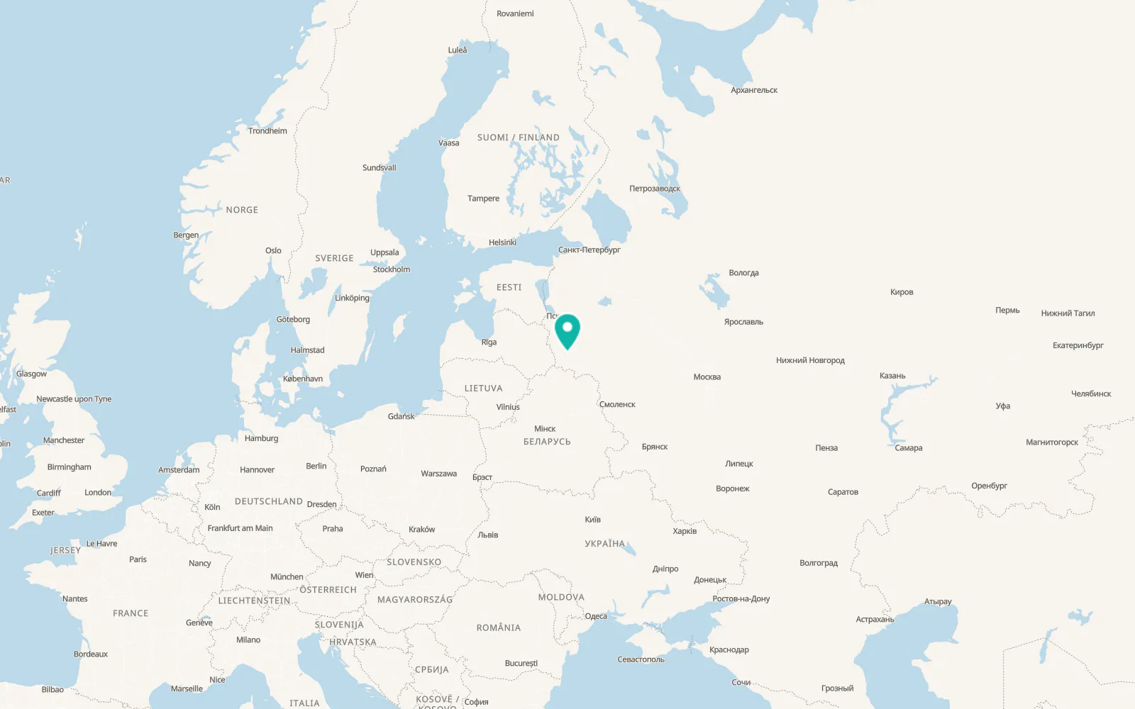 Map of Zanogi