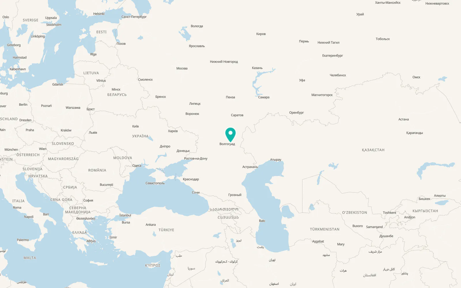Map of Zaplavnoye