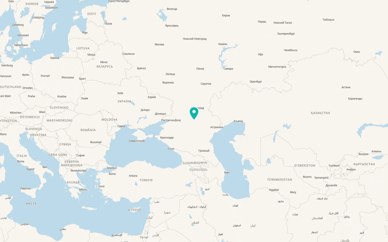 Map of Zavetnoye