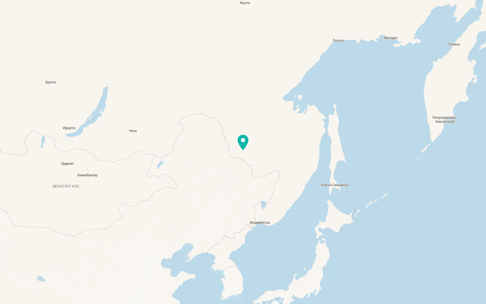 Map of Zavitinsk