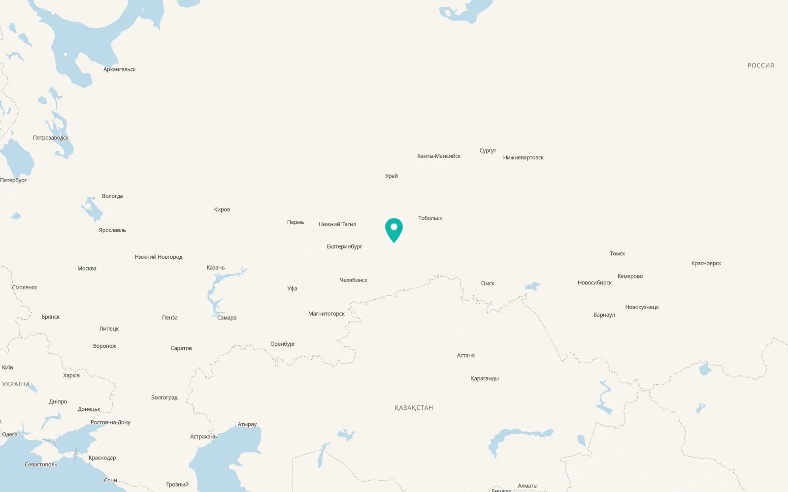 Map of Zavodouspenskoye