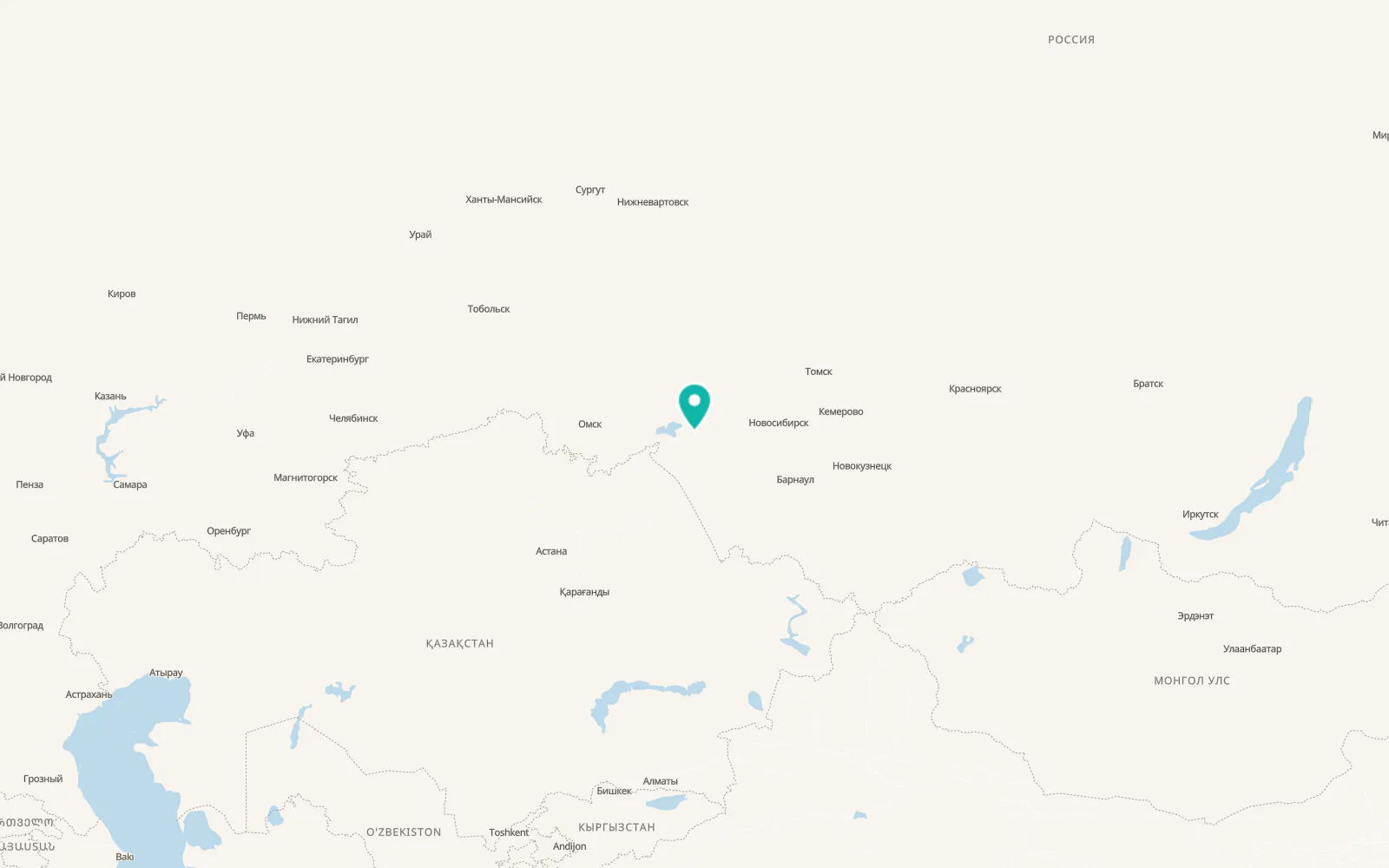 Map of Zdvinsk