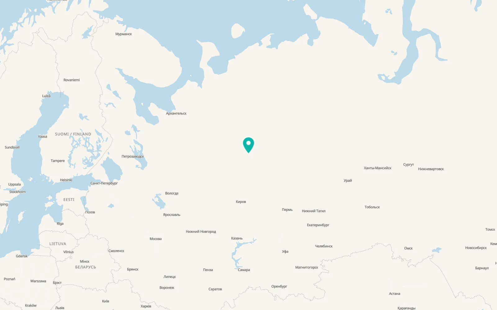 Map of Zelenets