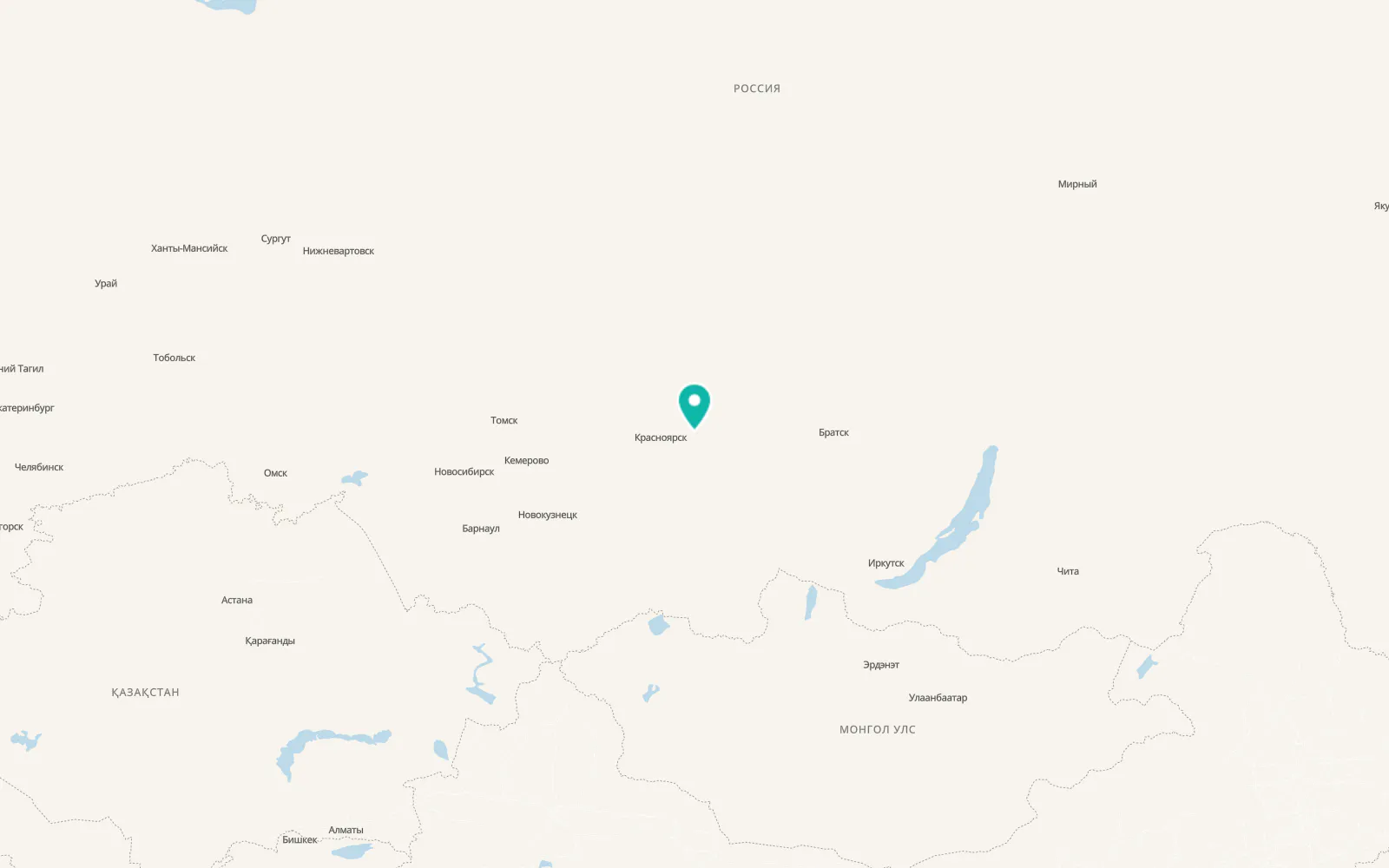 Map of Zelenogorsk