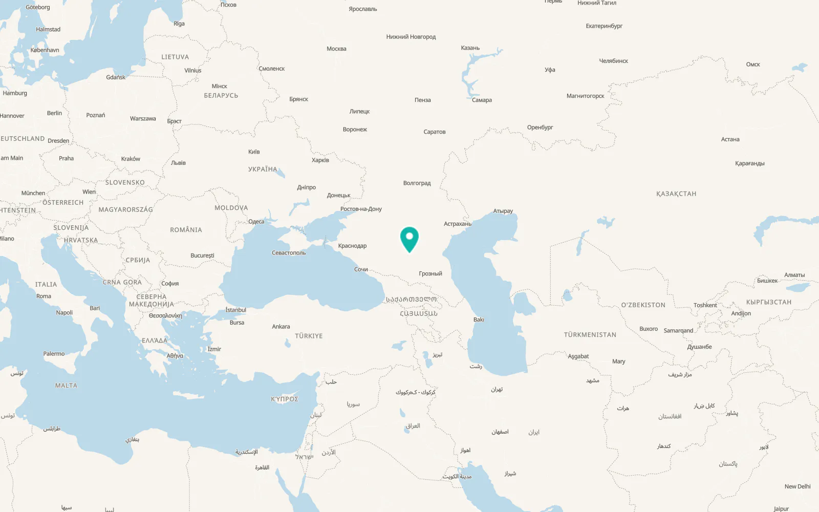 Map of Zelenokumsk