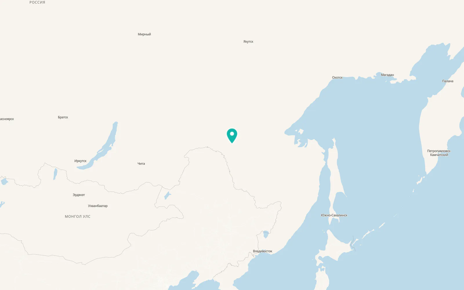 Map of Zeya