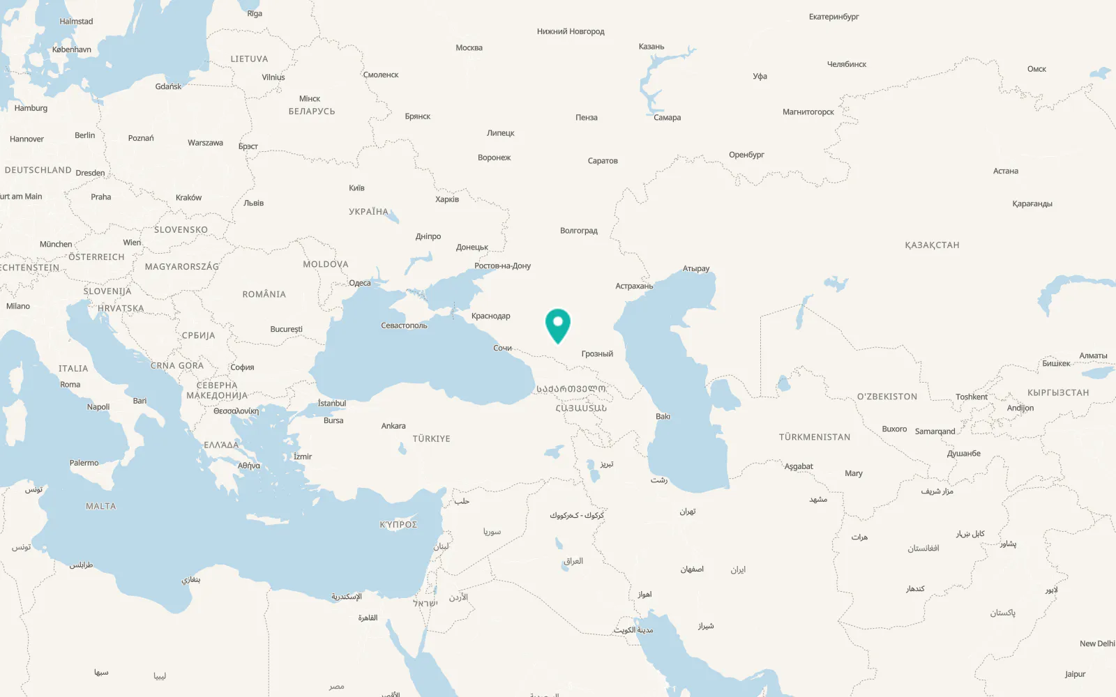 Map of Zhankhoteko