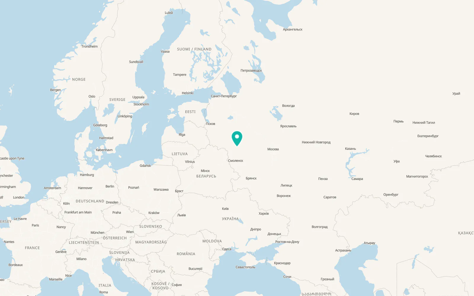 Map of Zharkovskiy
