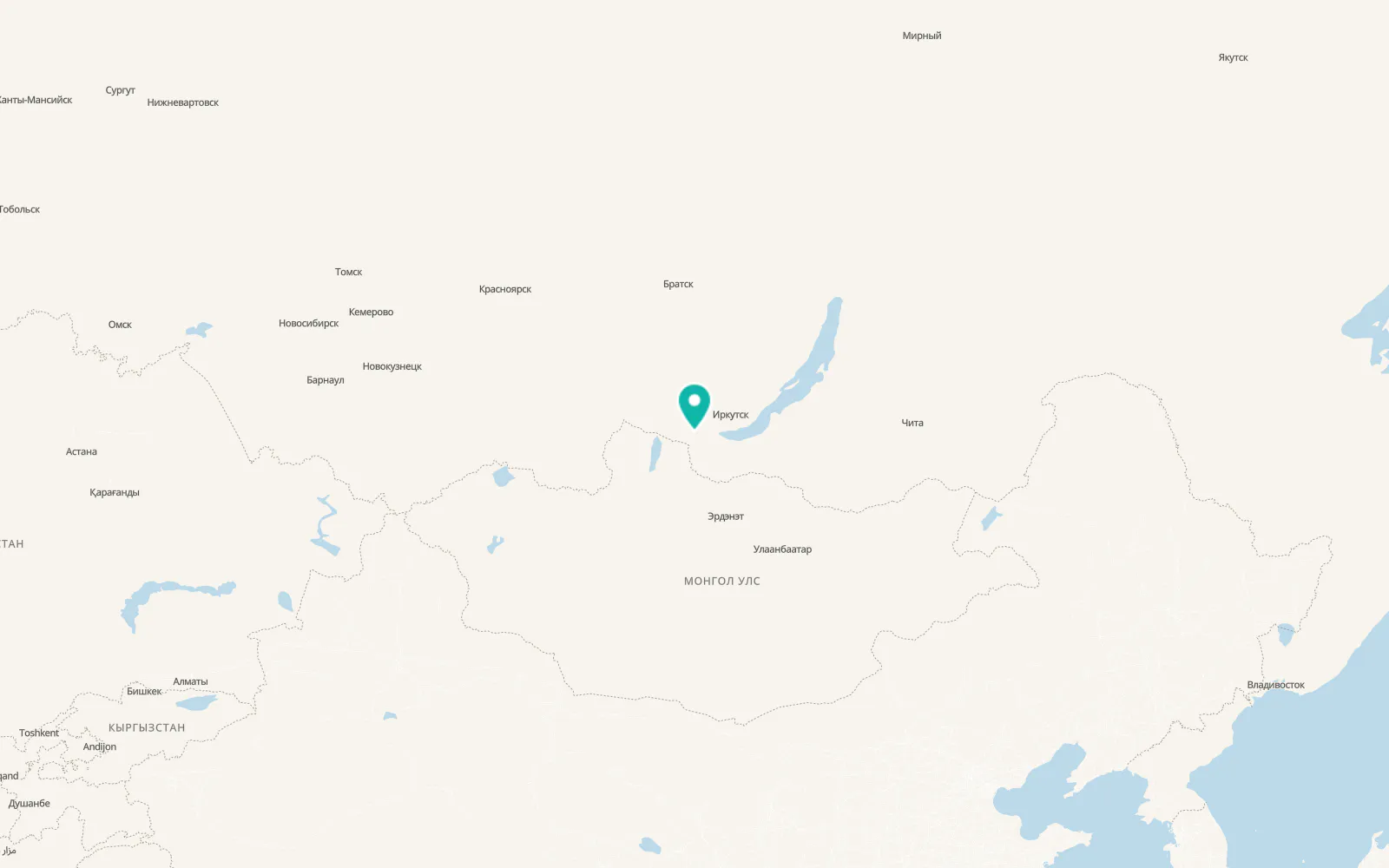 Map of Zhemchug