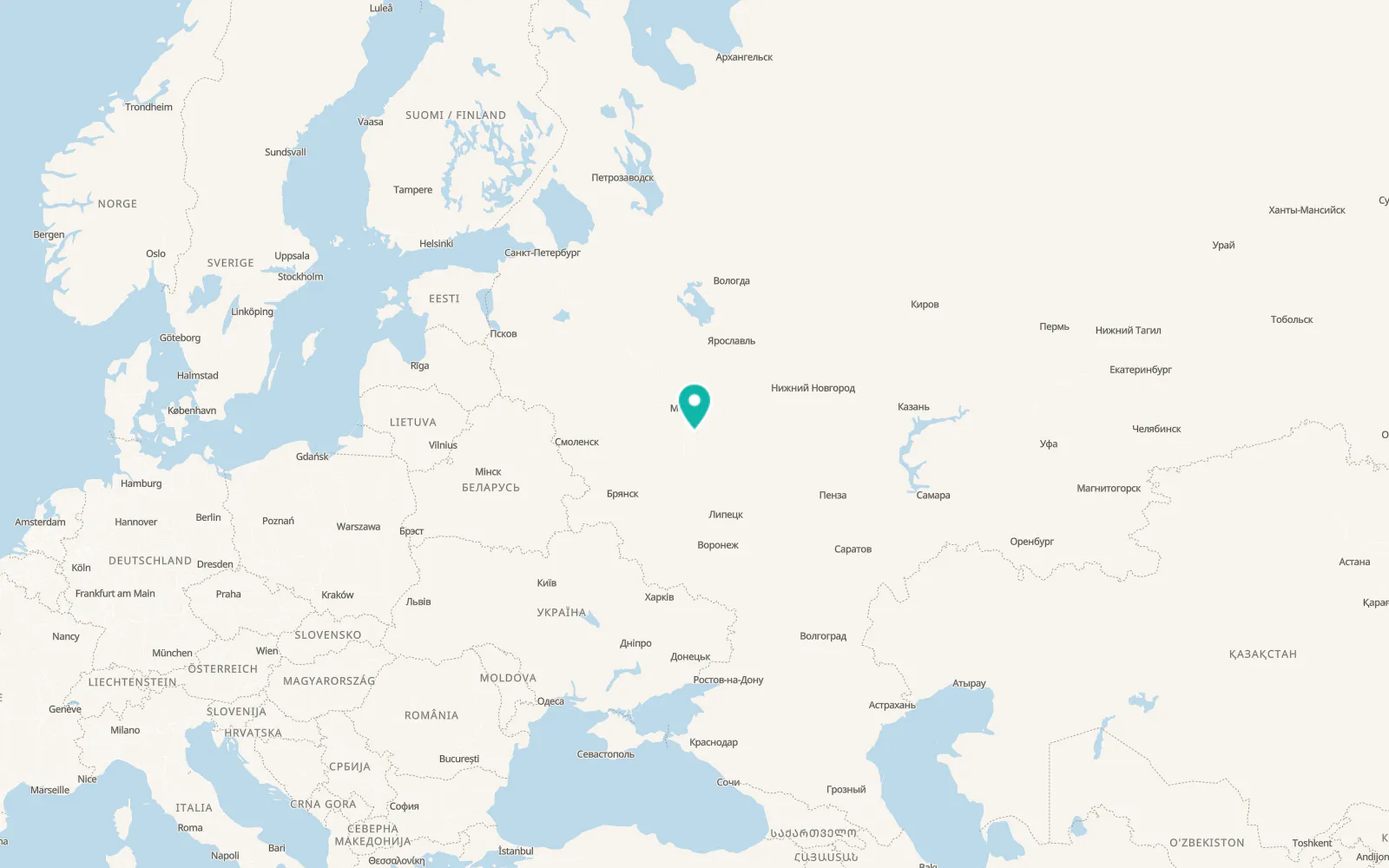 Map of Zhilëvo