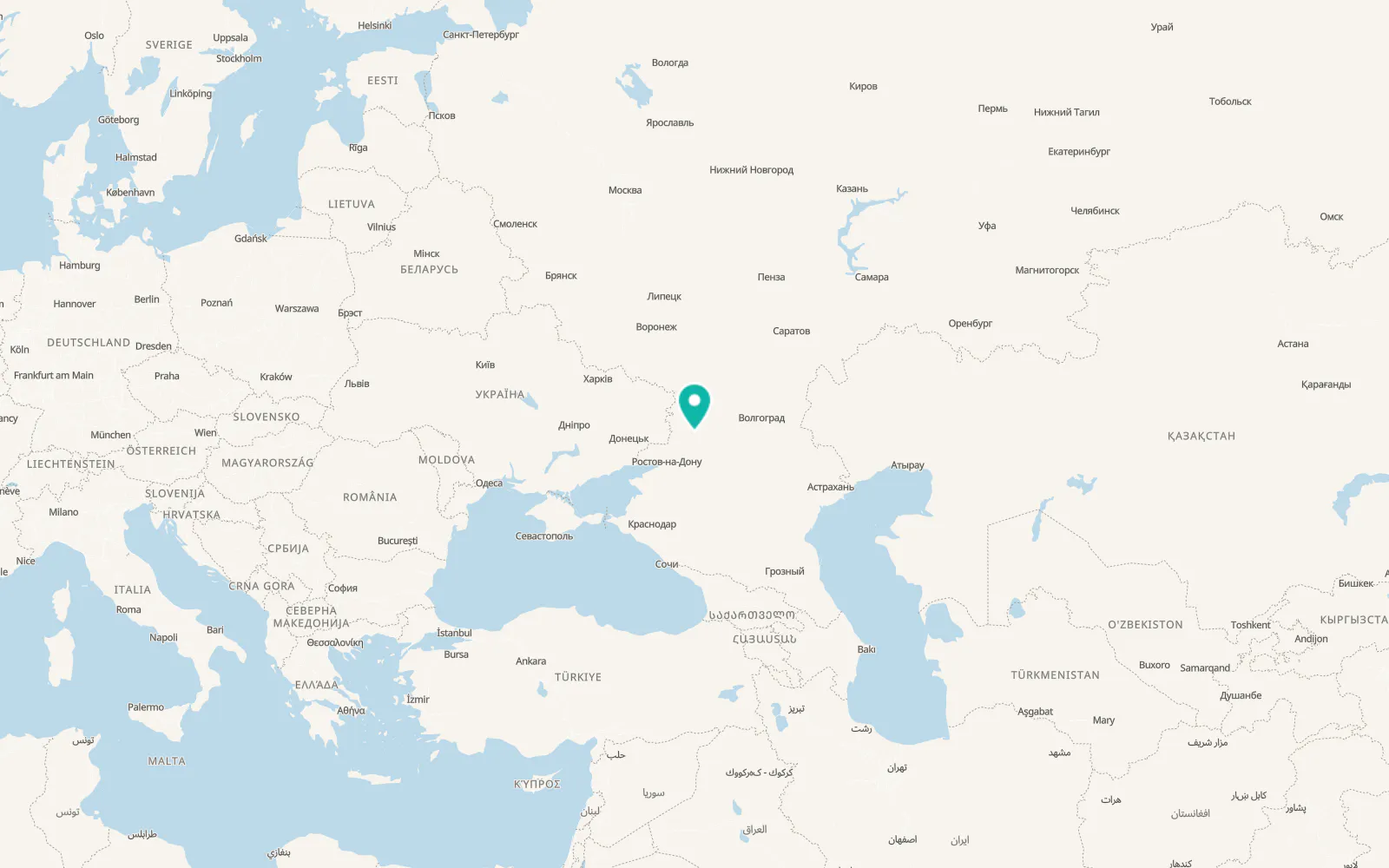 Map of Zhirnov