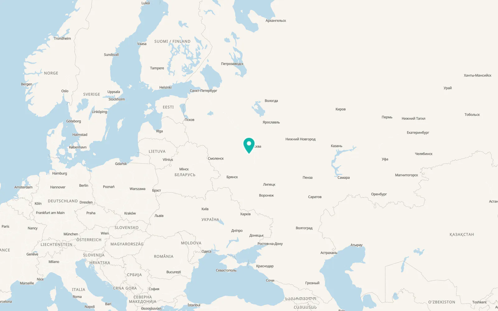 Map of Zhukov
