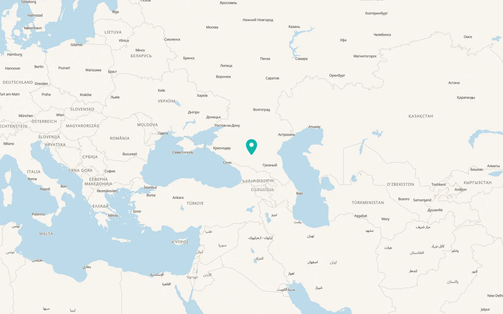 Map of Zmeyka