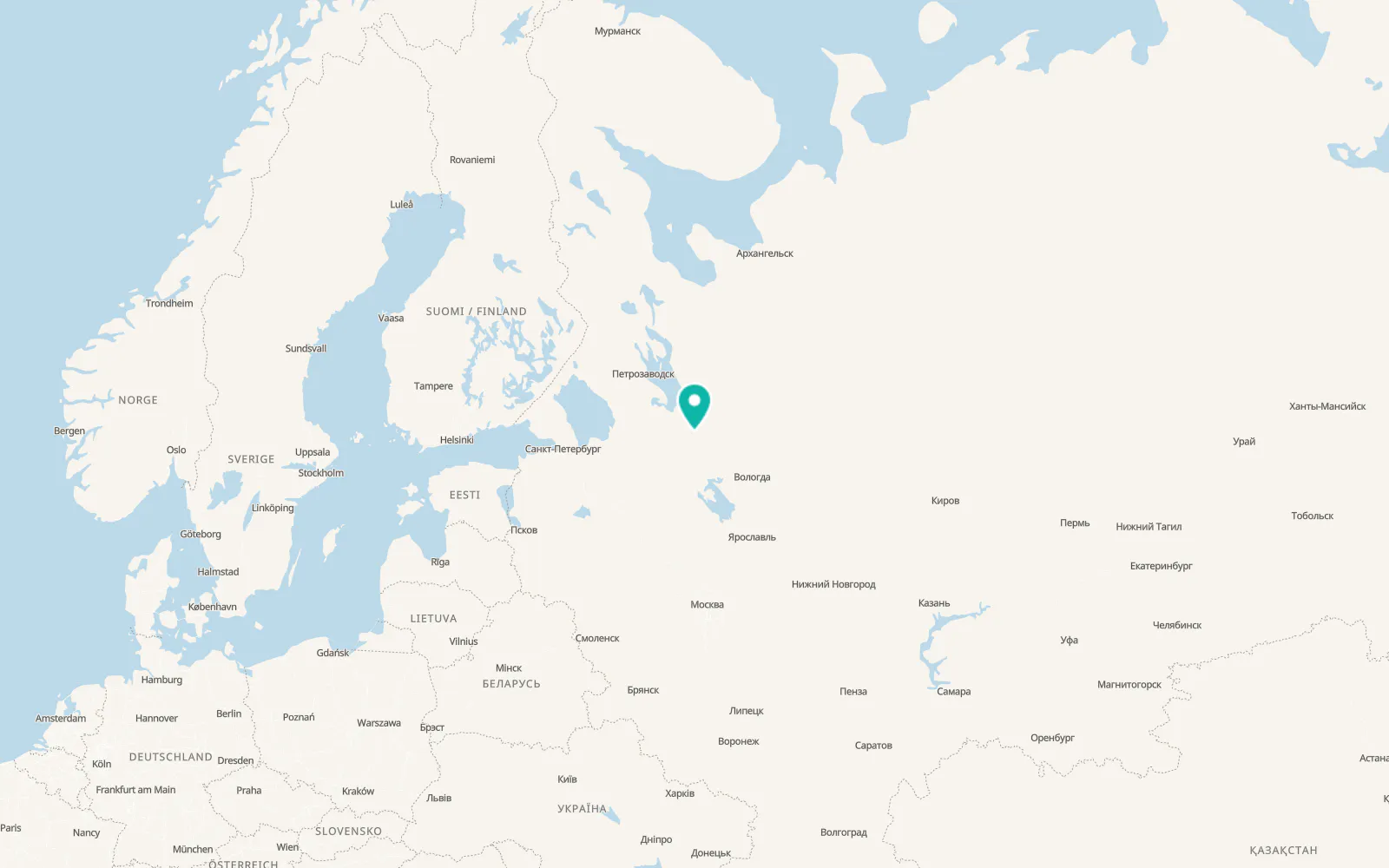 Map of Zubovo