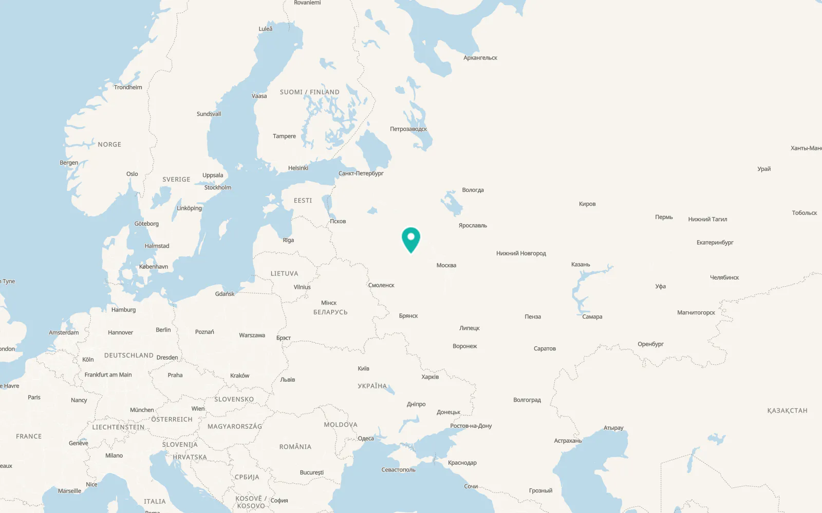 Map of Zubtsov
