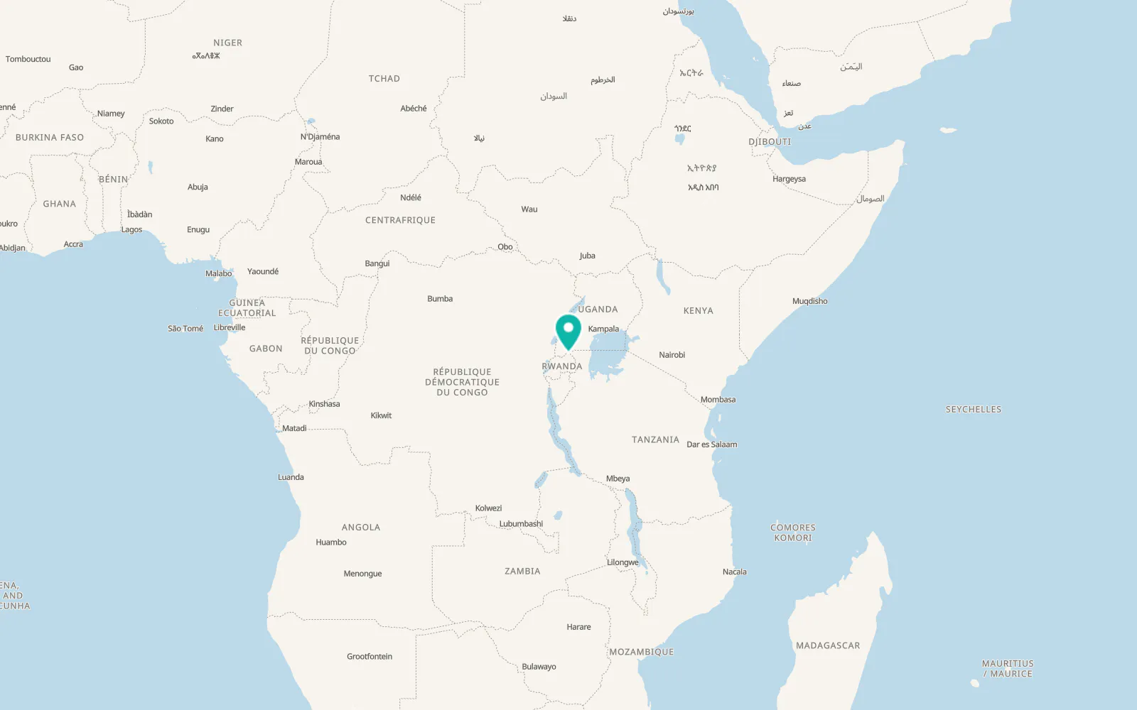Map of Bugaragara