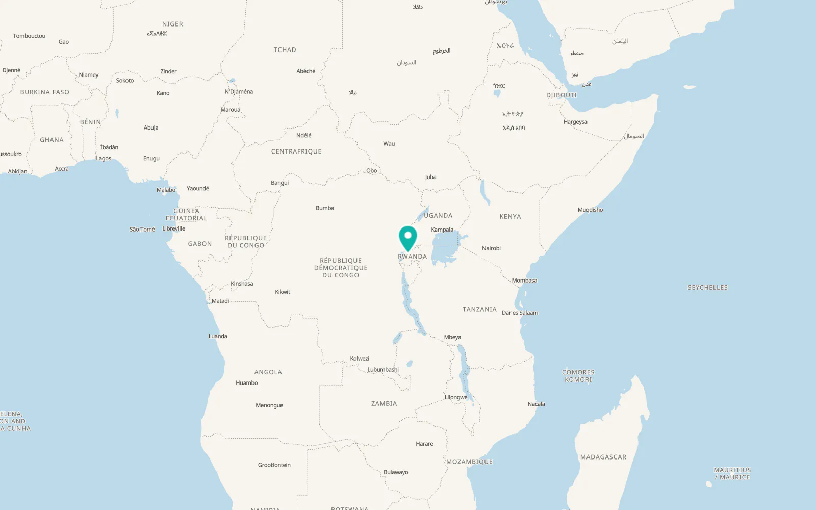 Map of Ngororero