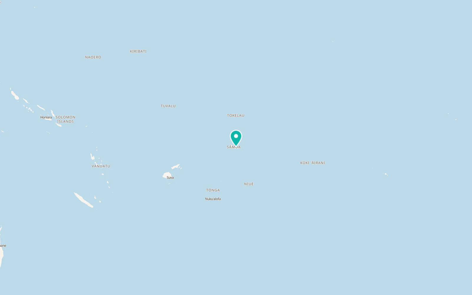 Map of Apia