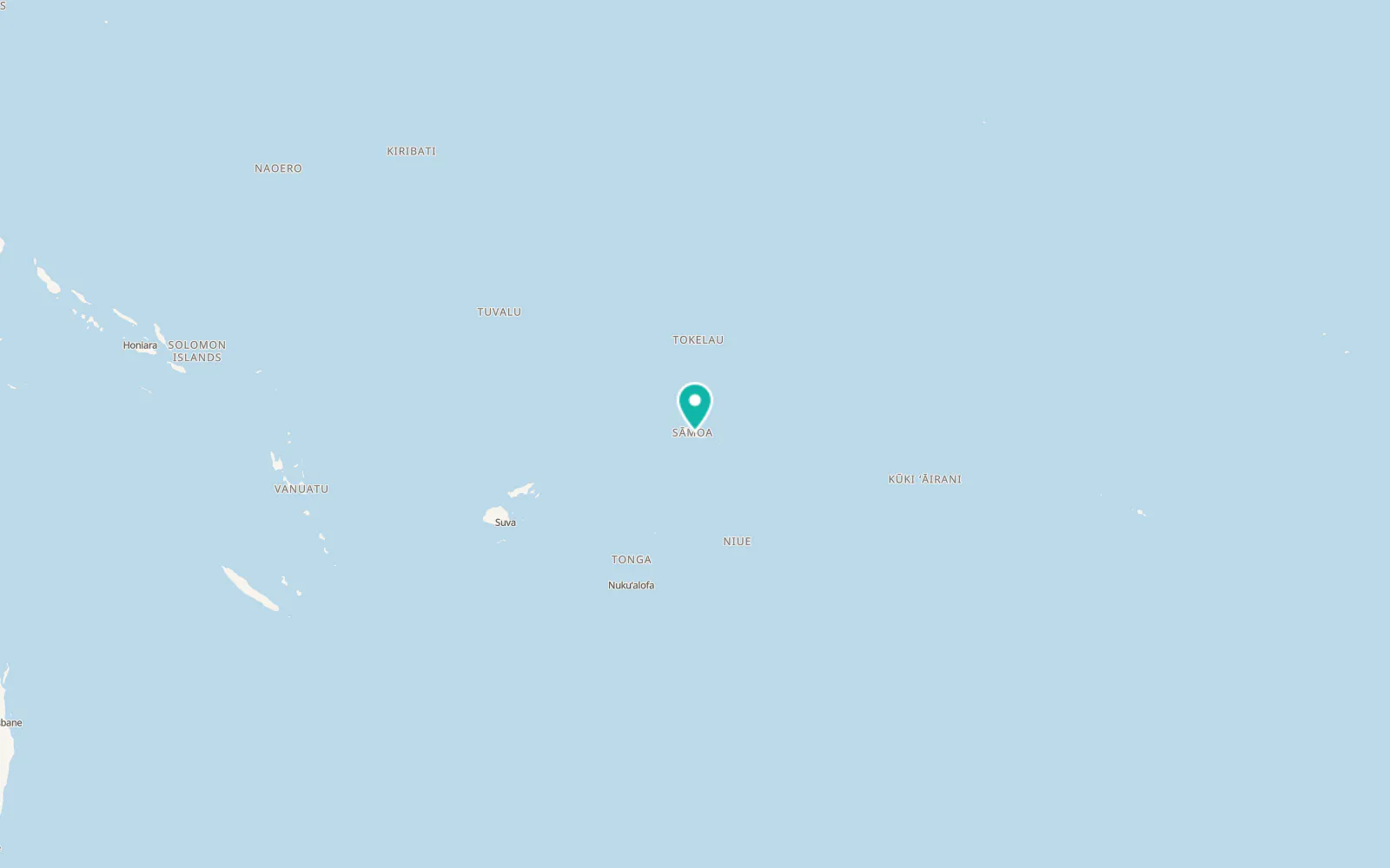 Map of Faleatiu