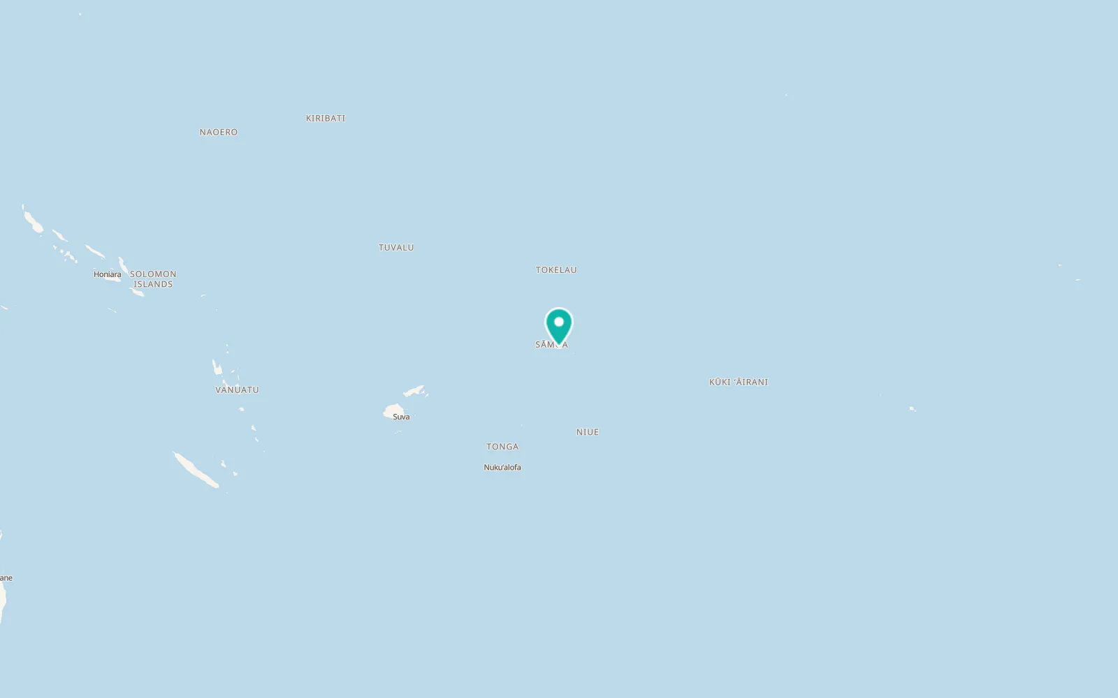 Map of Matavai