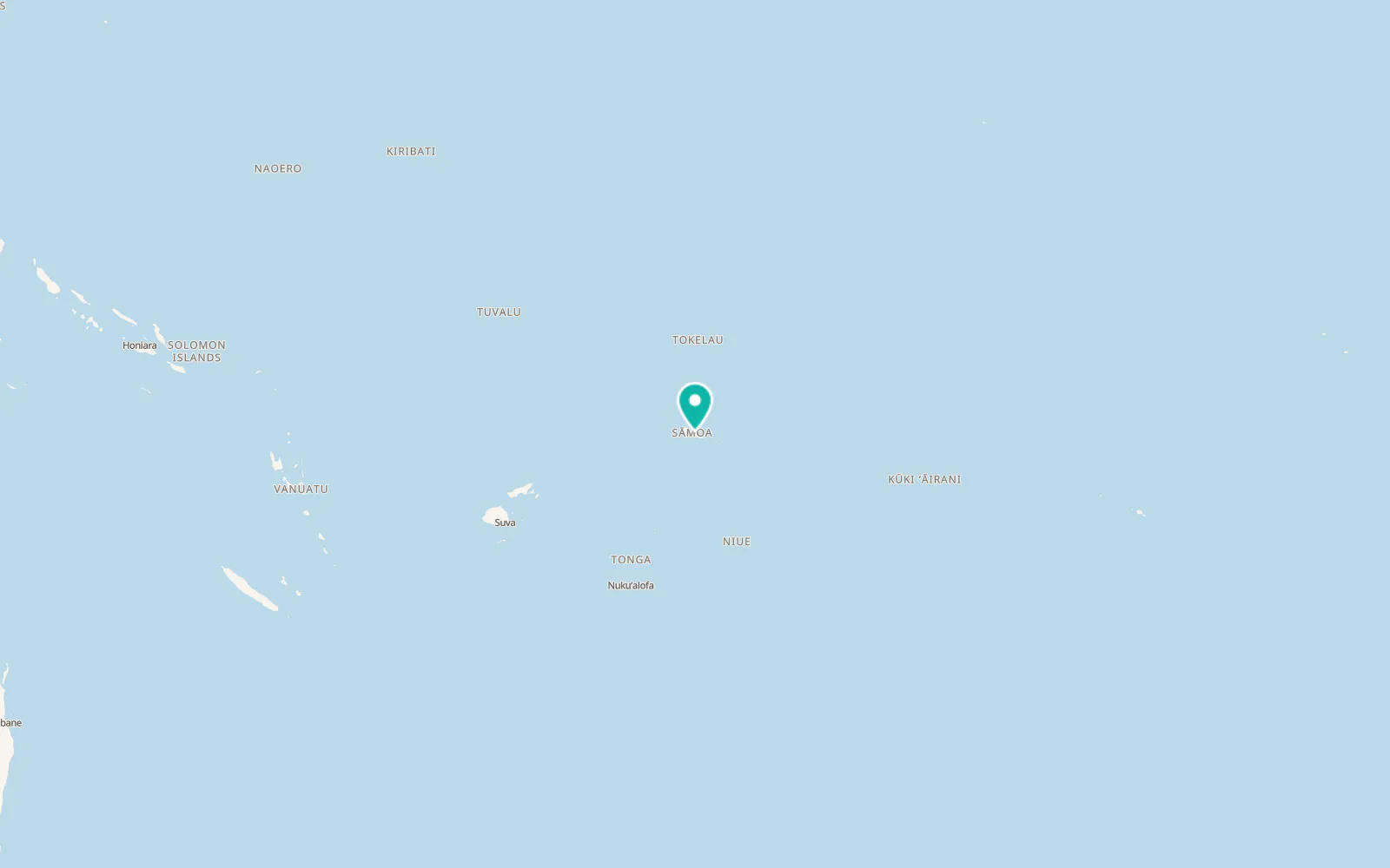 Map of Nofoali‘i