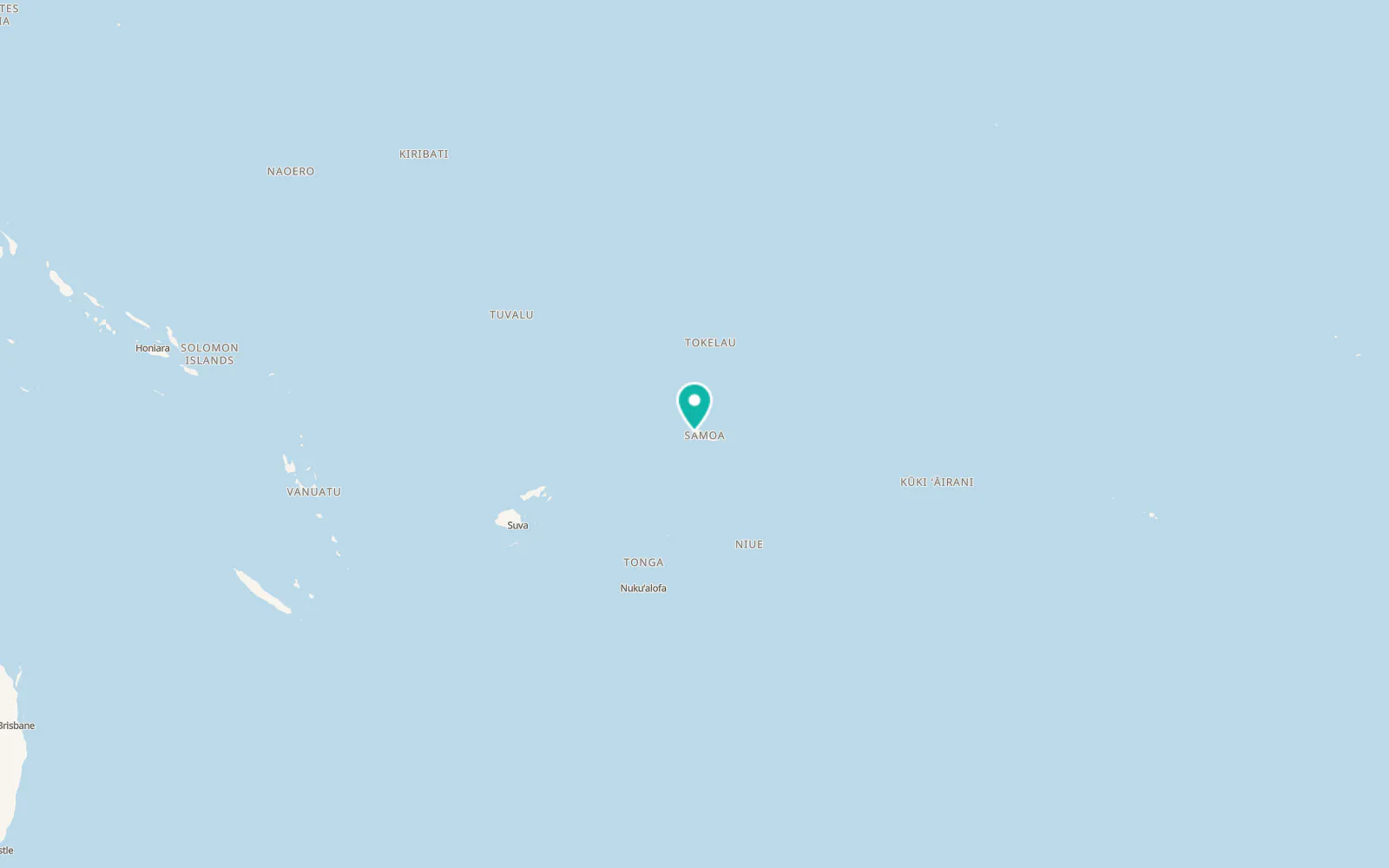 Map of Sagone