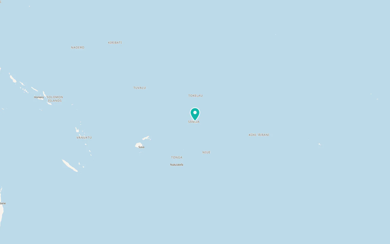 Map of Salepou‘a‘e