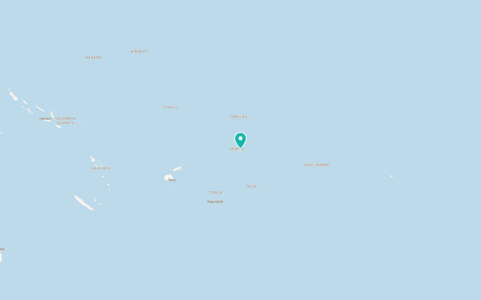 Map of Samamea