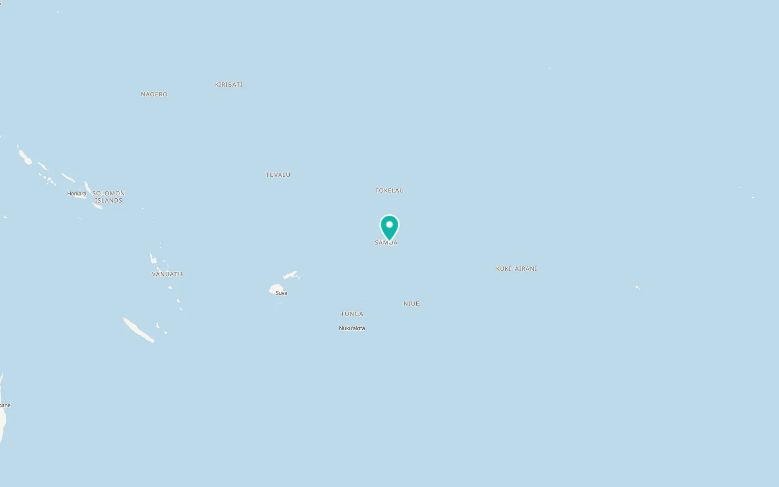 Map of Siusega