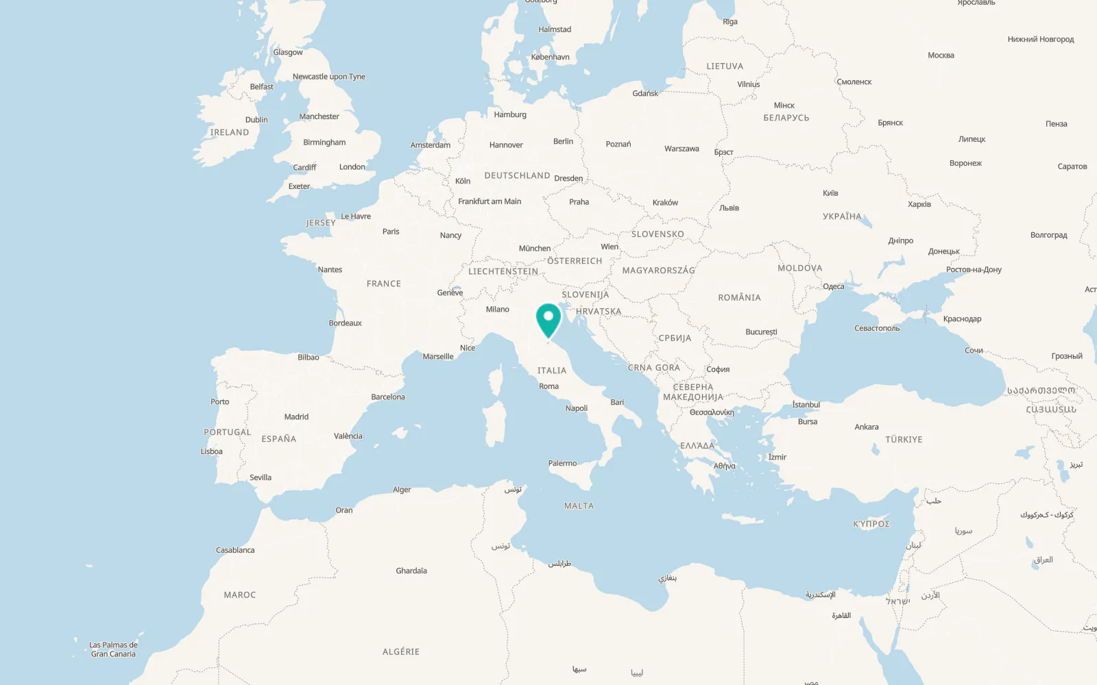 Map of Cailungo