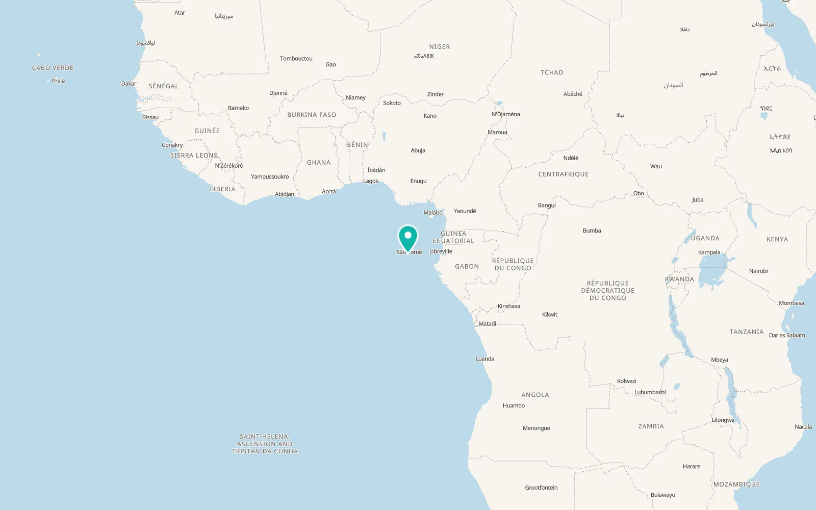 Map of Ribeira Peixe