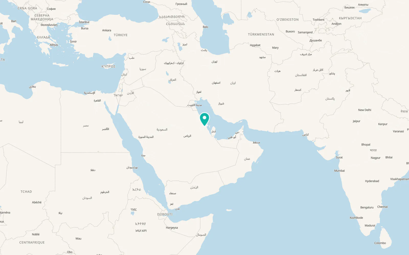 Map of Abqaiq