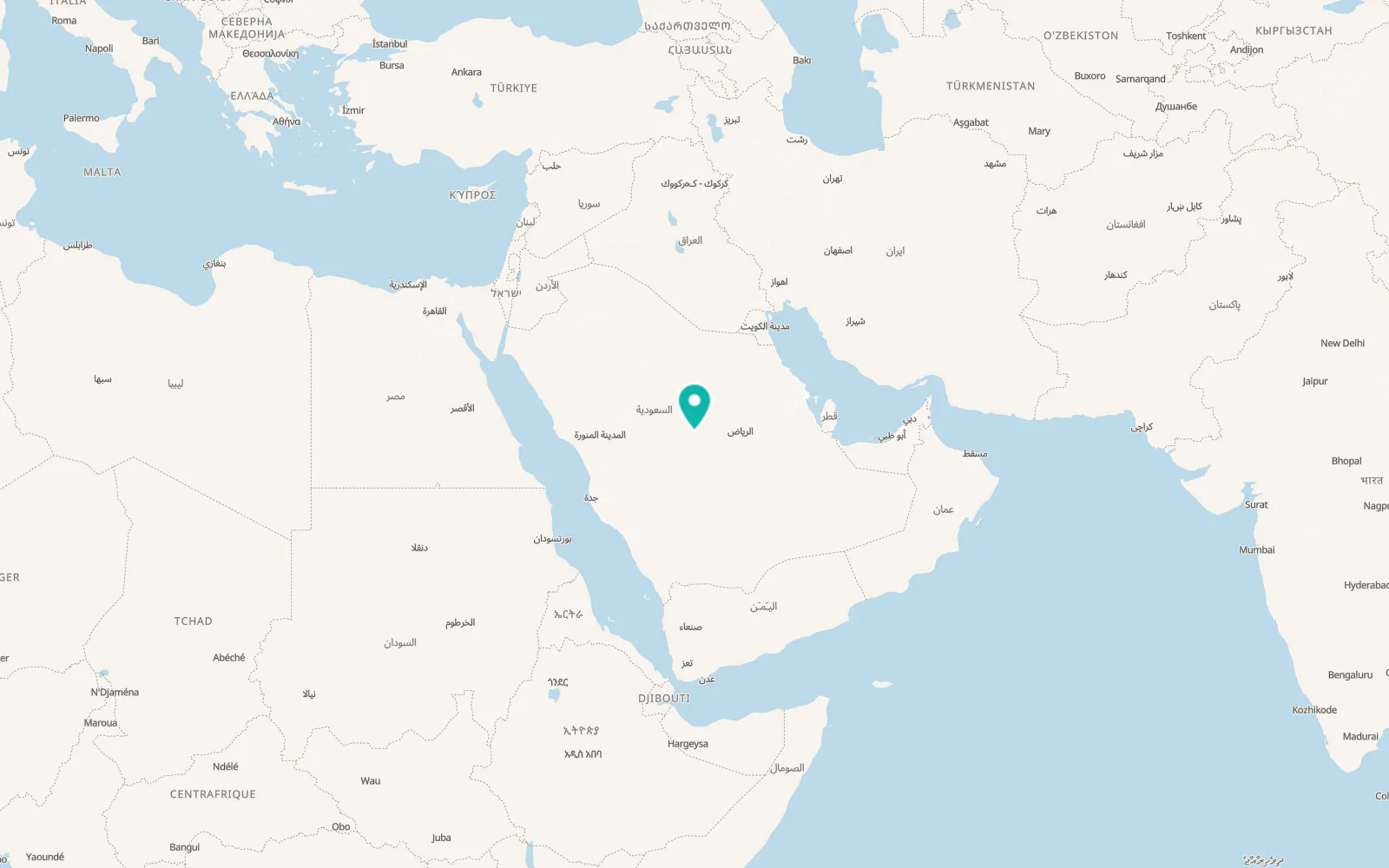 Map of Ad Dawādimī