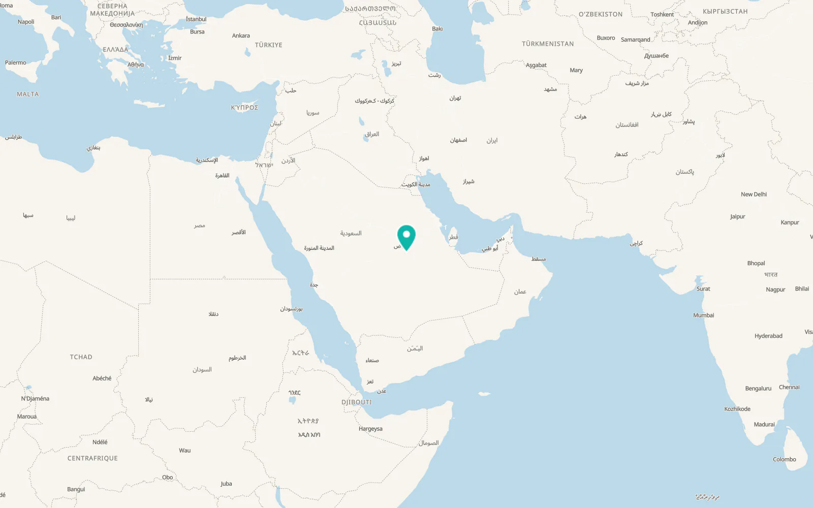 Map of Ad Dilam