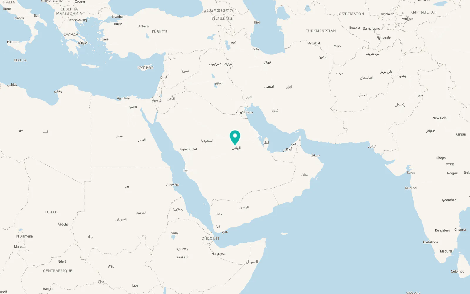 Map of Ad Dir‘īyah