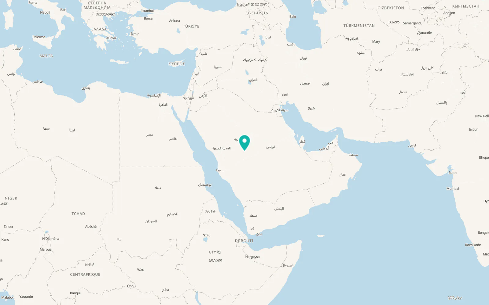 Map of Afif