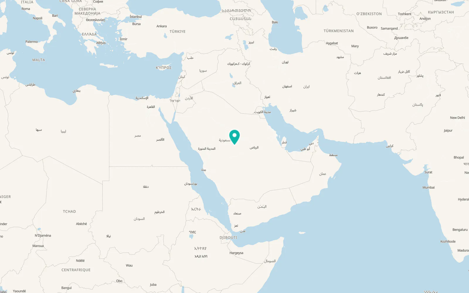 Map of Ain AlBaraha