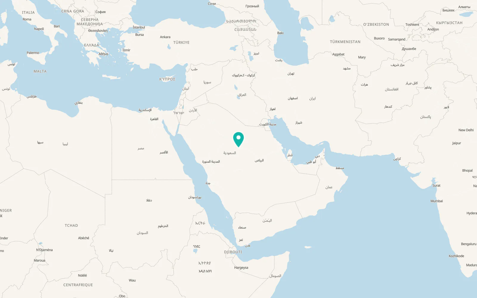 Map of Al Bukayrīyah